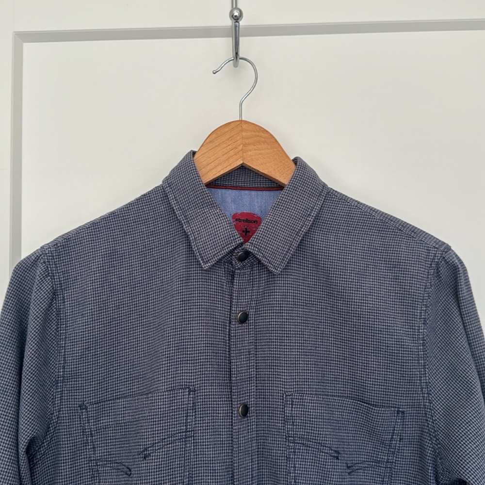 Men’s Strellson Pluto Western Style Slim fit snap front long sleeved shirt